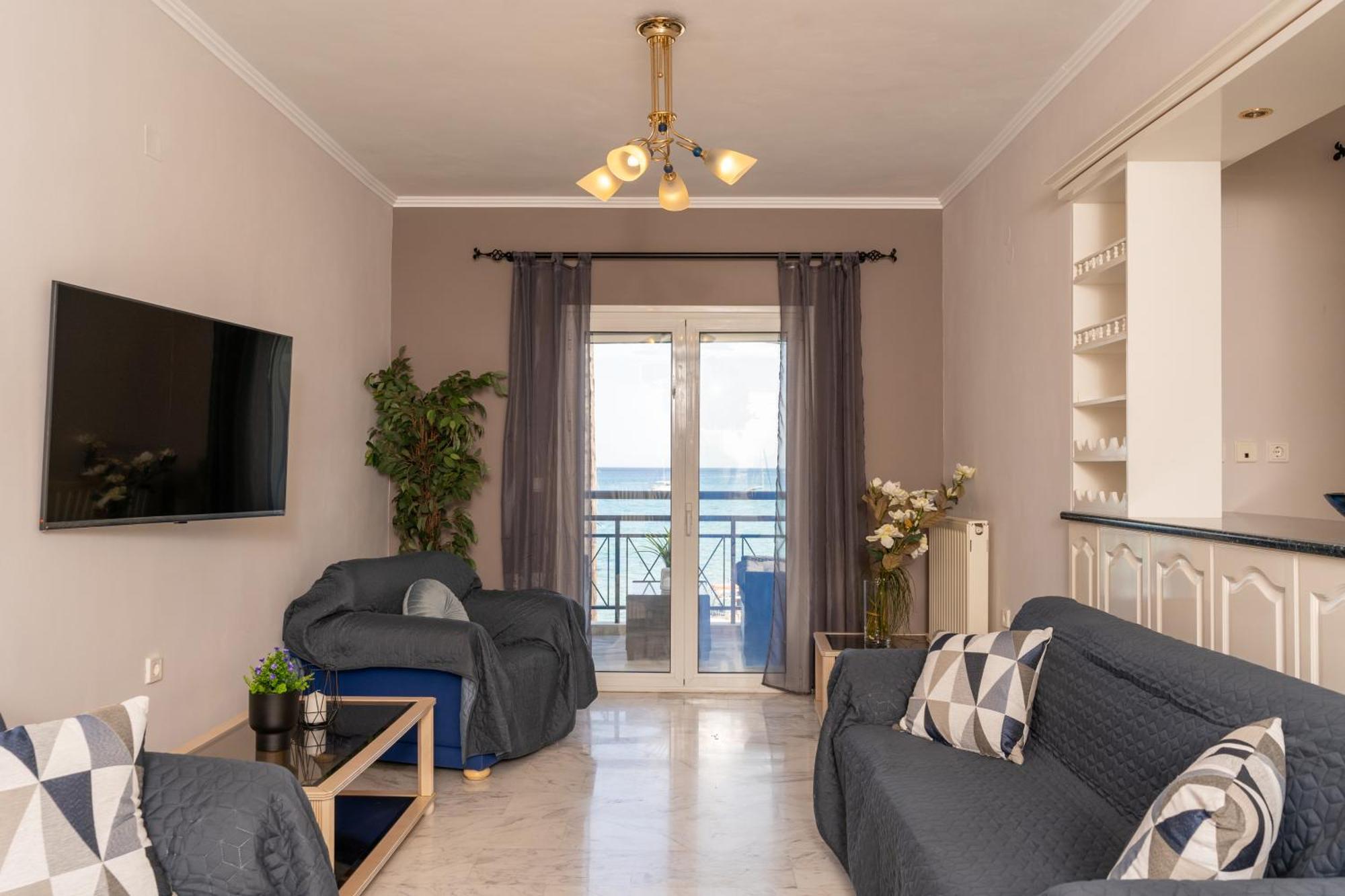 George Beachfront Apartments Lithakia  Pokoj fotografie